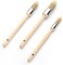 Trim Painting Tool, 3 Packs with 0.6Inch, 0.75Inch, 1Inch Small Paint Brushes for Walls, Touch Up, Edge Painting Tool, Round Paint Brush